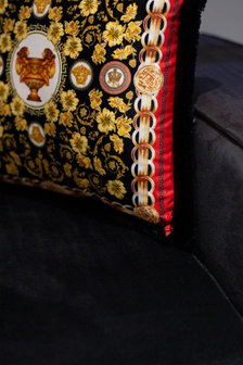 Zijou Barok stijl sierkussen - fluwel 45x45 cm