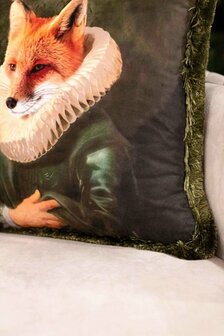 Zijou Mr. Fox kussen - Fluweel 45x45 cm