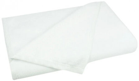 handdoek Double Face&nbsp;140 x 70 cm polykatoen wit