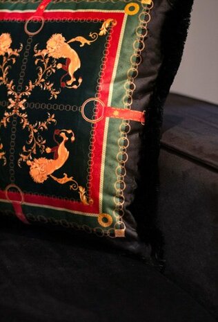 Zijou Barok stijl sierkussen - fluwel 45x45 cm