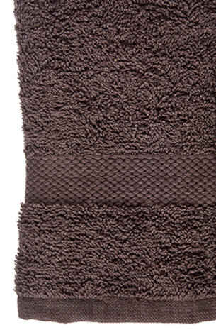 handdoek 50 x 90 cm katoen grijs