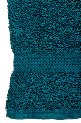 handdoek 50 x 90 cm katoen blauw