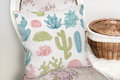 Zijou Cactus bloemen decoratieve sierkussen speciaal ontwerp gekleurde  - Kussens woonkamer - Binnen of Buiten decoratie sierkussens 45x45cm