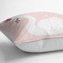 Decoratieve kinderkamer of babykamer sierkussen zwanen ontwerp 45x45cm