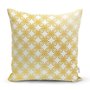 Decoratieve sierkussen geel kleuren geometrisch patroon - Kussens woonkamer - Binnen of Buiten decoratie sierkussens -45x45cm afmeting