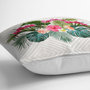 Decoratieve prachtig digitaal print sierkussen met bloemen motieven-  Kussens woonkamer of buiten 45x5cm