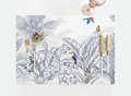 Zijou Placemats Bladeren  linnen set van 4 - 35x50 cm