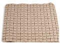 douchemat anti-slip geblokt 50 x 50 cm beige