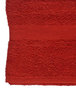 handdoek 90 x 150 cm katoen rood